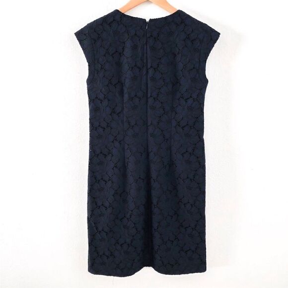 J. Crew Sleeveless Black Lace Shift Dress - Picture 8 of 8